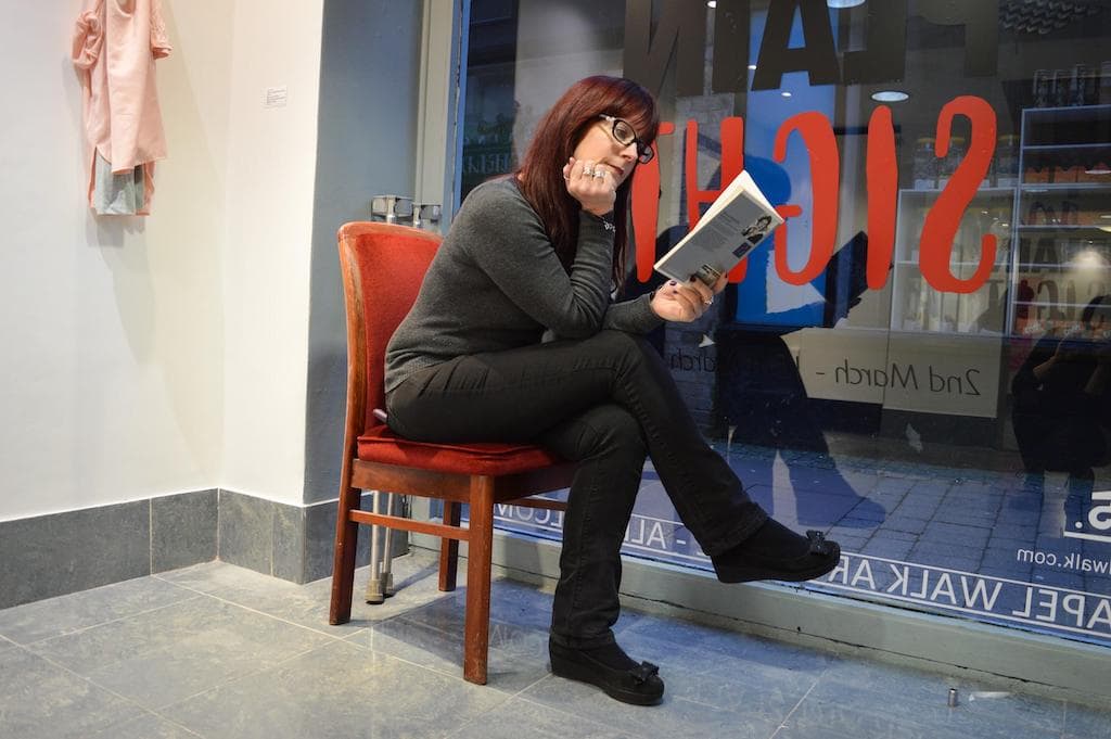 Performance still from Woman Reading by Window